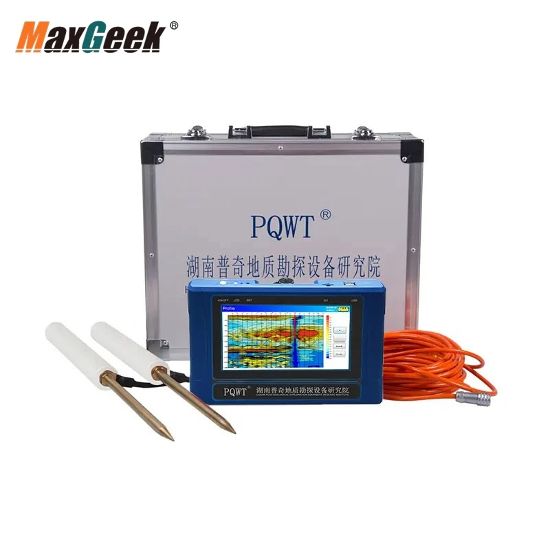 Maxgeek M200 200M/656.2 FT Mobilné Podzemné Vody Detektor Podzemnej Vody Finder pre studní