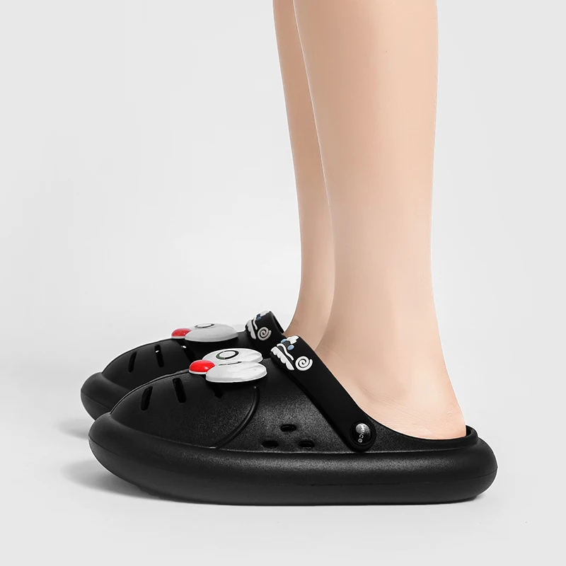 Ružová Roztomilý Štýl Ženy Dreváky Topánky Letné Ľahké Ženy Cartoon Sandále Pohodlie Mäkké Jediným Dámske Sandále Na Platforme Sandalias Hombre