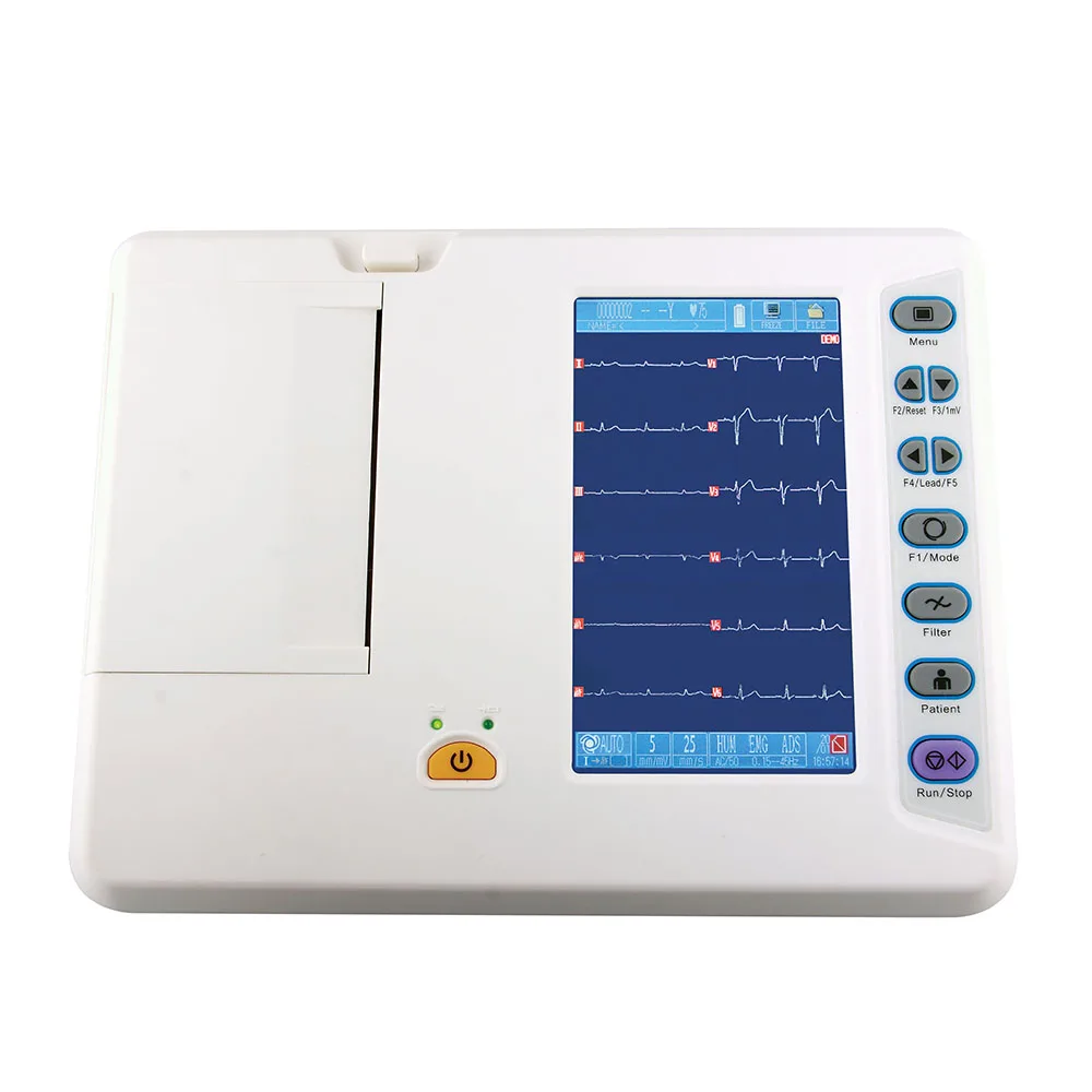 ON-06A/B 6 Kanálové Digitálne EKG Elektrokardiogram Stroj