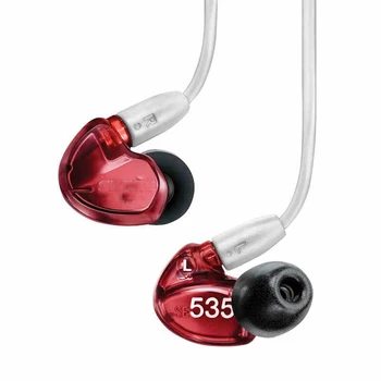 Vysoká kvalita Zbrusu Nový SE535 Hi-fi Stereo Slúchadlá SE 535 V uchu Slúchadlá Samostatný Kábel Mobilného Telefónu Headset s Box 2 Farby