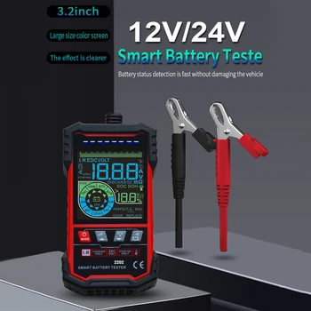 2201/2202 Smart Batérie Tester Detektor 3.2 Palcový Farebný Displej Inteligentný Automaticky Identifikuje Napätie Kapela Teplota