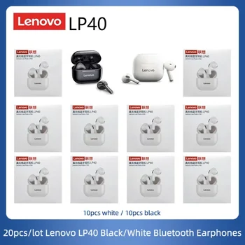 Lenovo LP40 5/10pcs bezdrôtové bluetooth stereo slúchadlá TWS slúchadlá basy dotyk športové headset hráč 5/20 kusov veľkoobchod