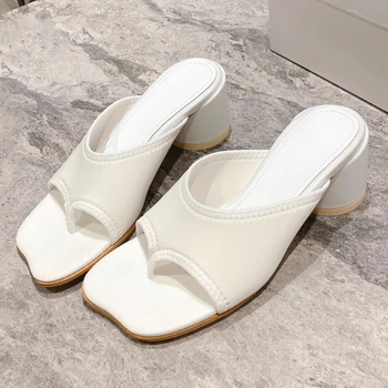 Nové dámske Papuče 2023 Letné žabky Špeciálny Dizajn Vysokým Podpätkom Papuče pre Dámy Sandále Zapatillas De Mujer