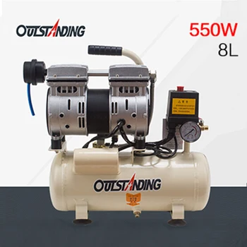 550W-8 L Prenosné nízka hlučnosť olejov bez vzduchového kompresora