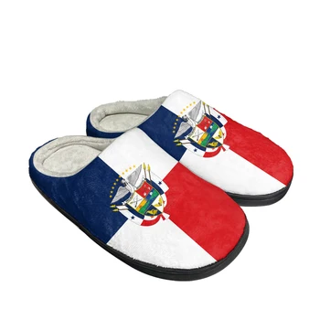 Panamské Vlajka Domov Bavlna Vlastné Papuče, Pánske Dámske Sandále Panama Plyšové Spálňa Bežné Udržať Teplé Topánky Tepelnej Črievičku