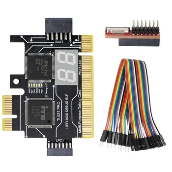 TL631 PRO Univerzálny Notebook PCI Diagnostikovať Karty PC PCI-E Mini LPC Doske Diagnostické Analyzer Tester Debug Karty