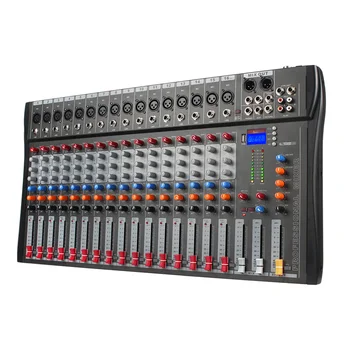 Audio Mixer Konzola pre DJ Pro Systém Reproduktorov Monitor, USB, Zvuk Miešanie 48V Phantom strany Právomoci