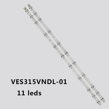 32 palcový LED Podsvietenie Pásy Náhrada za VESTEL 32D1334DB VES315WNDL-01 VES315WNDS-2D-R02 VES315WNDA-01 11-Led 574mm