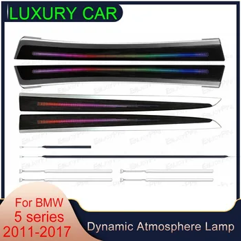 Symfónia Panel Dverí Atmosféru Lampy Príslušenstvo Okolité svetlo pre BMW 5 Series F10 F18 2011-2017 Pásy Nahradenie Panel