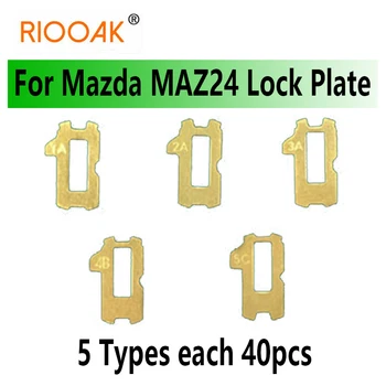200pcs/veľa MAZ24 Auto Lock Trstinové Dosky Pre Mazda Auto Lock Core Key Lock Opravy Príslušenstvo Súpravy Zámočník Nástroje každý 40pcs
