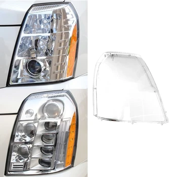 Auto Svetlometov Kryt Vedúci Svetlo, Tieň Transparentné Tienidlo Lampy Shell Protiprachový Kryt Pre Cadillac Escalade 2006-2013