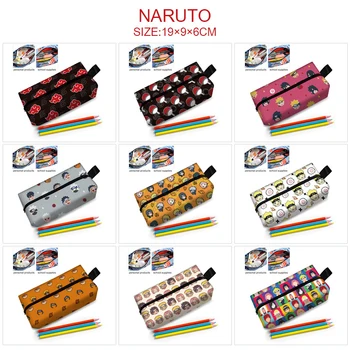 Naruto Ceruzky, Puzdro Anime Uchiha Sasuke Ceruzka Tašky pre Deti Cartoon Kawaii Ceruzka Box Študent kancelárske potreby Školské potreby Dary
