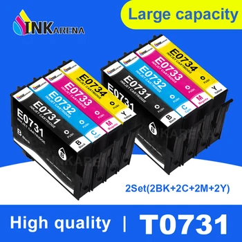T0731 Ink Cartridge pre Epson Kazety 73N Stylus CX3900 CX4900 CX5600 CX5900 CX7300 CX8300 C90 TX200 TX210 TX410 Tlačiareň