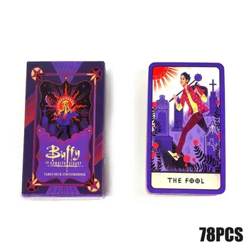 Buffy the Vampire Slayer Tarot 78 kariet Osud Veštenie Tarot Paluba anglický Oracle Kariet, veštenie Dosková Hra Pre Strán