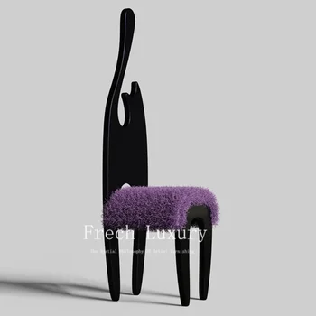 Luxusné Drevené Jedálenské Stoličky Dizajnér Unikátny Minimalistický Dospelých Stoličky Fashion Lounge Ergonomické Silla Plegable Interiérové Dekorácie
