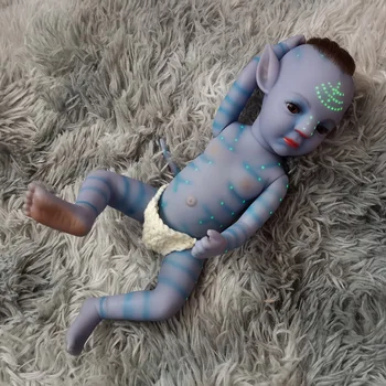Reborn Reborn Bábiky Baby Doll Reborn Víla Avatar Bábika s Oči Zatvorené alebo Otvorené Reborn Auta Znovuzrodené Dieťa Darček Pre Dievčatá