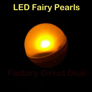12pcs/Veľa Magické LED Bobule na batériový Mini Víla LED Svetlá Strana Plávajúce Ligotať Firefly Svetlo Na spoločenské Udalosti Dekor