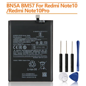 Náhradné Batérie BN5A BM57 Pre Xiao Mi Redmi Poznámka 10 Poco Mi 3Pro Note10 Pro Nabíjateľnú Batériu Telefónu