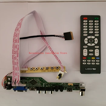Nové TV Monitor Auta LTN173KT03-301 LTN173KT03 TV+HDMI+VGA+USB, LCD, LED Displej Regulátora Ovládač Rada 1600X900 40Pins Panel