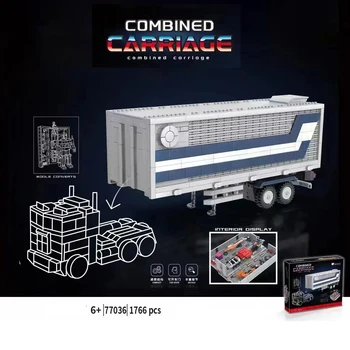 Preprava Upgrade Kit Pobot Prime 77036 Trailer 10302 Blok Technické Truck Zbrojnica Transformácie Stavebných Tehál Constructor