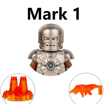 CQ01 Iron Man Známka 1 Plameňom, Zbraň stavebným Mini Akcia Obrázok Hračky