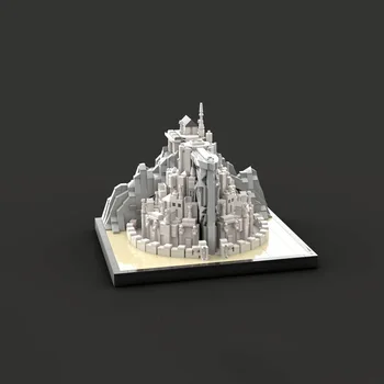 Vlastné Série Hračiek stavebným Model MOC Midi Rozsahu Veža Gondor Budovy Ornament DIY Detí, Narodeniny Vianočný Darček