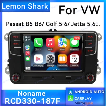 MIB Carplay autorádia NONAME RCD330 6RF035187F Android Auto 6.5 palcový Multimediálny Prehrávač pre VW Passat B5, B6 CC Golf 5 6 Jetta 5 6