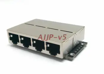 Rj45 Sieťový Port Adaptéra Doska Sieťový Kábel Priamo-cez Konektor 4-pozícia Dokovací Modul 4-way Dokovacej