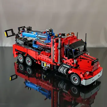 MOC-82276 Rotátor Tow Truck - 42098 C Model stavebným Pozdĺžne Hračky Puzzle Deti Darček