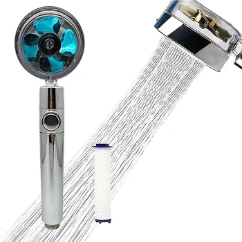 360Power Sprcha Hlavu Úsporu Vody, Prietok Rotujúce s Filtrom Malých Fanúšikov Dážď vysokotlakové Striekacie Trysky Kúpeľňa Dodávok Zásob