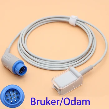 12pin na DB9 SpO2 senzor adaptér/extensoin kábel pre Bruker/Odam pacienta monitor,sa Vzťahujú na BCI spo2 sondy.