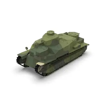 SSMODEL 144623 V1.7 1/144 3D Vytlačené Živice Model Auta IJA Typ 91 Ťažký Ťažký Tank