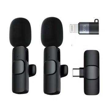 Mini Bezdrôtovej Lavalier Mikrofón s 3,5 mm Mikrofón pre iPhone, Android Live Vysielanie Mikrofón Audio Nahrávanie Videa Klope Microfone