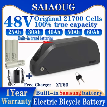 Bafang 500w Hailong 48v 52v 72v 20 30 40 50 60ah Bateria Para Bicykli Eletrica Klince Akku Batterie 300-2500w 21700 Lítiová Batéria