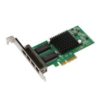 pre Intel I350-T4 Gigabit PCI IEEE 802.1 S PCI 1000Mbps Ploche RJ45 Ethernet Adaptér Karty RJ45 Port 4