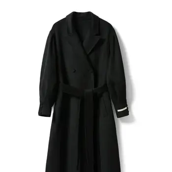 vlnené vlastné cashmere ženy krátky dlhý kabát