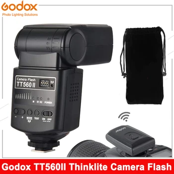 Godox TT560II Flash Thinklite Blesk Fotoaparátu s vstavaným-in GN38 433MHz Bezdrôtový Signál pre Canon Nikon Pentax Sony Fuji Olympus