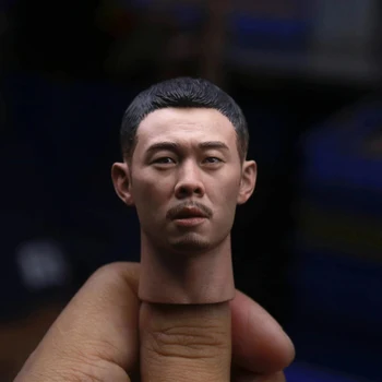 Na Sklade 1/6 Rozsahu ZHY005 Asian Star Zhang Yi Hlavu Rezbárstvo Mužskej Hlavy Sculpt Model pre 12